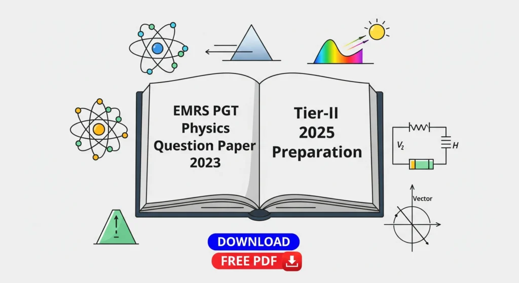EMRS PGT Physics PYQs PDF EMRS PGT Physics PYQs PDF For Tier-II