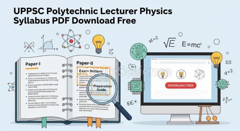UPPSC Polytechnic Lecturer Physics Syllabus 2025 PDF Download Free: Exam Pattern & Preparation Guide 6 UPPSC Polytechnic Lecturer Physics Syllabus PDF Paper-i & Paper-ii