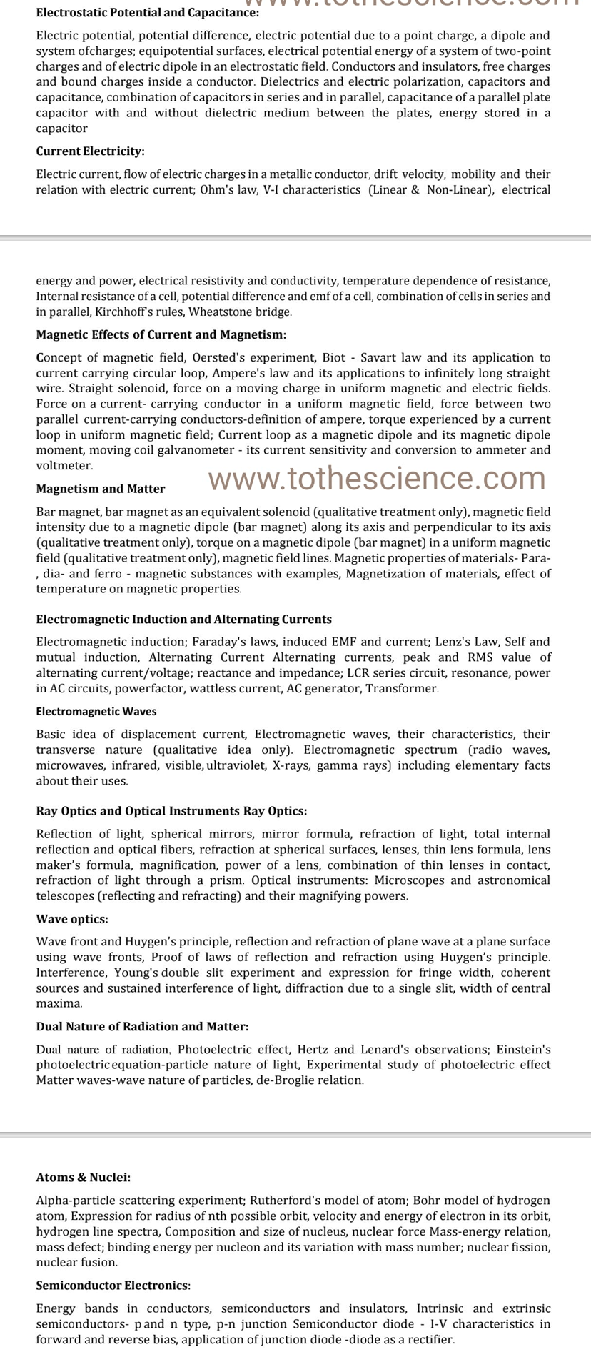 Download EMRS Tier-II PGT Physics Official Syllabus PDF 2025-26 4 EMRS PGT Physics Syllabus (Tier-II)-ii