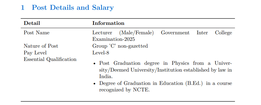 UPPSC (UP) GIC Physics Lecturer 2025 Exam Syllabus PDF Download 2 UP